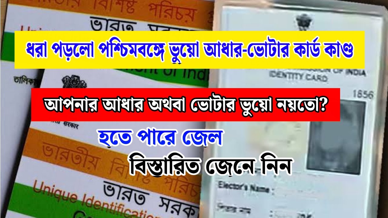 Fake Voter-Aadhar Card